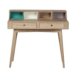 Pracovní stůl z masivního mangového dřeva Woodjam Play Light