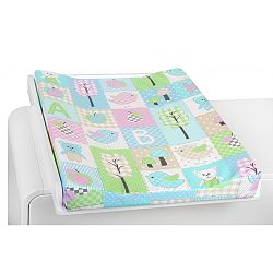 Přebalovací podložka s bavlněným potahem YappyKids Owl Play Yard, 55 x 73 cm