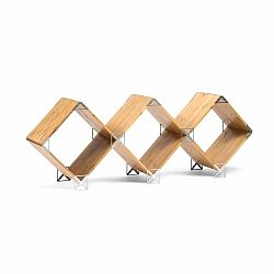 Přídavné police s šedými detaily k policové skříni Askala Kubik