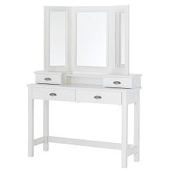 Přídavné zrcadlo k bílému toaletnímu stolku Szynaka Meble Madison