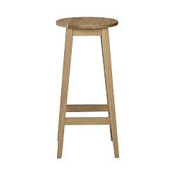 Přírodní dubová stolička Rowico Gorgona, výška 75 cm