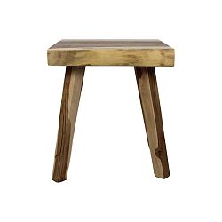 Příruční dřevěný stolek HSM collection Munggur, 40 x 40 cm