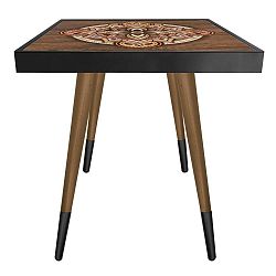 Příruční stolek Caresso Oriental Square, 45 x 45 cm