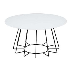 Příruční stolek s deskou z tvrzeného skla Actona Casia, ⌀ 80 cm