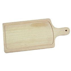 Prkénko z bukového dřeva s rukojetí Orion Rustic, 44 x 20 cm