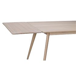 Prodlužovací díl k jídelnímu stolu z běleného dubového dřeva Folke Yumi