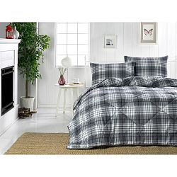 Prošívaný přehoz na dvoulůžko Burberry Black, 195 x 215 cm