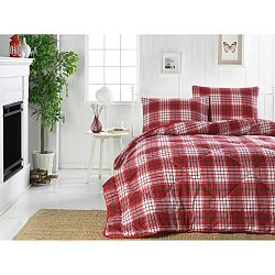 Prošívaný přehoz na dvoulůžko Burberry Red, 195 x 215 cm