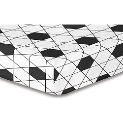 Prostěradlo z mikrovlákna DecoKing Hypnosis Harmony Zoe, 100 x 200 cm