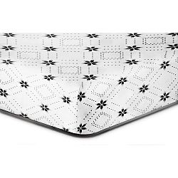 Prostěradlo z mikrovlákna DecoKing Hypnosis Snowynight, 220 x 240 cm