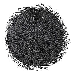 Prostírání z mořské trávy v černé barvě Bloomingville