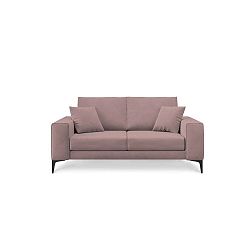 Pudrově růžová dvoumístná pohovka Cosmopolitan Design Lugano