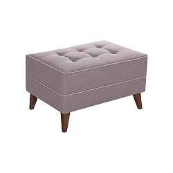 Pudrově růžová podnožka s krémovým lemováním Stella Cadente Maison Atalaia