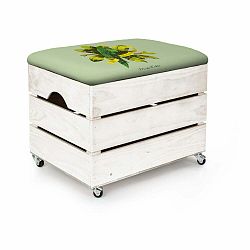 Puf s kolečky a úložným prostorem Madre Selva Bonito Bird