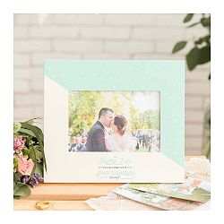 Rámeček na svatební fotku Mr. Wonderful I do, pro fotografii 10 x 15 cm