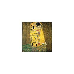 Reprodukce obrazu Gustav Klimt - The Kiss, 40 x 40 cm