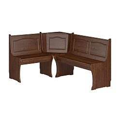 Rohová lavice z masivního borovicového dřeva Interlink Aosta