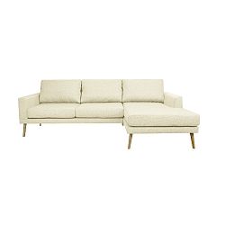 Rohová pohovka v přírodní barvě Windsor & Co Sofas Vega, pravý roh