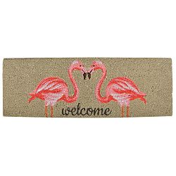 Rohožka z kokosového vlákna Esschert Design Flamingo