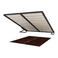 Roštový mechanismus pro dvoulůžkovou postel Szynaka Meble Porti Dark Antique