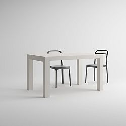 Rozkládací jídelní stůl v dekoru bílé borovice MobiliFiver Iacopo, délka 140-220 cm