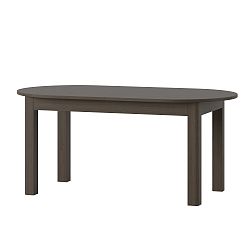 Rozkládací jídelní stůl ve tmavém dřevěném dekoru Szynaka Meble Neptun