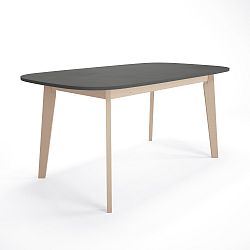 Rozkládací jídelní stůl z březového dřeva Artemob Illy