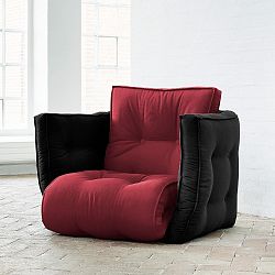 Rozkládací křesílko Karup Dice Light Bordeaux/Black