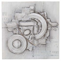 Ručně malovaný nástěnný obraz Mauro Ferretti Dipinto Su Tela B, 100 x 100 cm