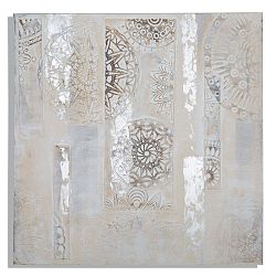 Ručně malovaný nástěnný obraz Mauro Ferretti Dipinto Su Tela Henne Circle, 90 x 90 cm