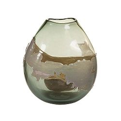 Ručně vyráběná křišťálová váza Santiago Pons Forest, výška 26 cm