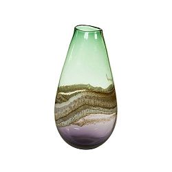 Ručně vyráběná křišťálová váza SantiagoPons Crystal, výška 37 cm