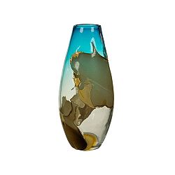 Ručně vyráběná křišťálová váza SantiagoPons, výška 43 cm