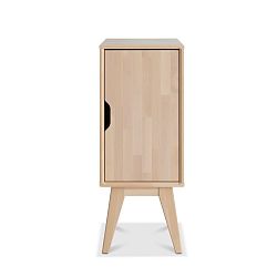 Ručně vyráběný noční stolek z masivního březového dřeva Kiteen Kolo