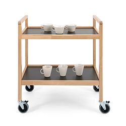 Ručně vyráběný pojízdný vozík z masivního březového dřeva Kiteen Joki