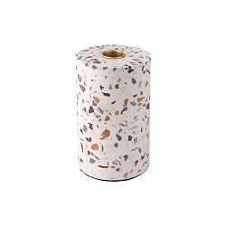 Ručně vyráběný svícen PT LIVING Terrazzo Trois, výška 12,5 cm