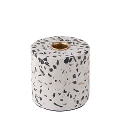 Ručně vyráběný svícen PT LIVING Terrazzo Une, výška 7,5 cm