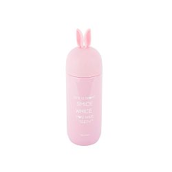 Růžová nerezová termoláhev Tantitoni Cute Rabbit, 280 ml