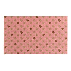 Růžová rohožka Zala Living Design Star Pink, 50 x 70 cm