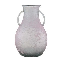 Růžová váza z recyklovaného skla Mauro Ferretti Anfora, ⌀ 32 cm