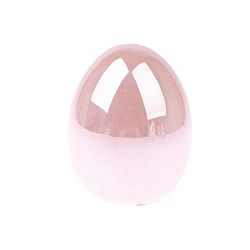 Růžové dekorativní keramické vajíčko Dakls Easter Deco, výška 10,3 cm