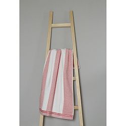 Růžovo-bílý bavlněný ručník My Home Plus Spa, 50 x 90 cm