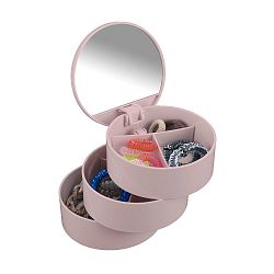 Růžový kosmetický organizér se 3 přihrádkami Wenko Tower