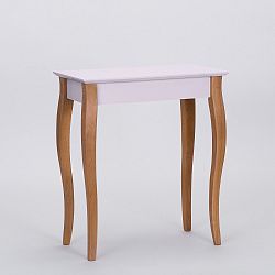 Růžový odkládací stolek Ragaba Console, délka 65 cm