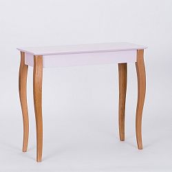 Růžový odkládací stolek Ragaba Console, délka 85 cm