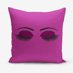 Růžový povlak na polštář Minimalist Cushion Covers Lash, 45 x 45 cm