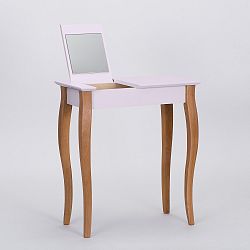 Růžový toaletní stolek se zrcadlem Ragaba Dressing Table, délka 65 cm