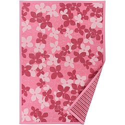 Růžový vzorovaný oboustranný koberec Narma Nurme, 70  x  140 cm