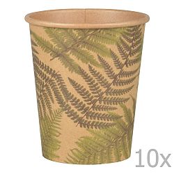 Sada 10 malých jednorázových kelímků Esschert Design Farma