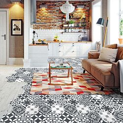 Sada 10 voděodolných samolepek na podlahu Ambiance Alanya